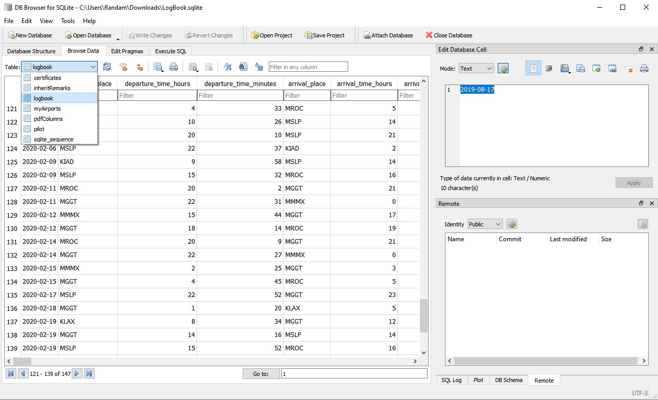 How to transfer data from FlyGo Pilot Logbook to RB Logbook – Home